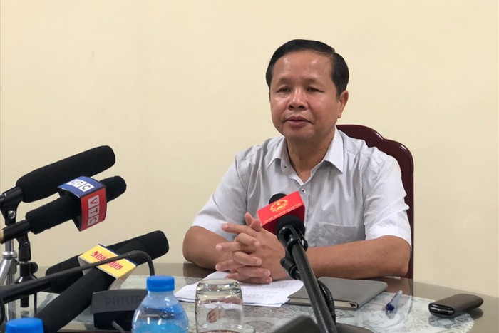 Ông Bùi Trọng Đắc từng khẳng định kỳ thi quốc gia 2018 tại Hòa Bình diễn ra nghiêm túc, nhưng sau đó bị phát hiện hàng loạt thí sinh được nâng điểm. Ảnh: Lao Động.