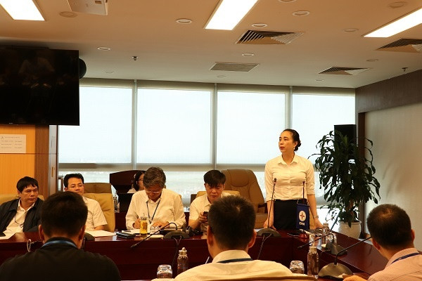 Bà Đỗ Nguyệt Ánh Tổng Giám đốc phát biểu khai mạc Hội thảo. Ảnh: Việt Hạnh/EVNNPC. Bà Đỗ Nguyệt Ánh Tổng Giám đốc phát biểu khai mạc Hội thảo. Ảnh: Việt Hạnh/EVNNPC.