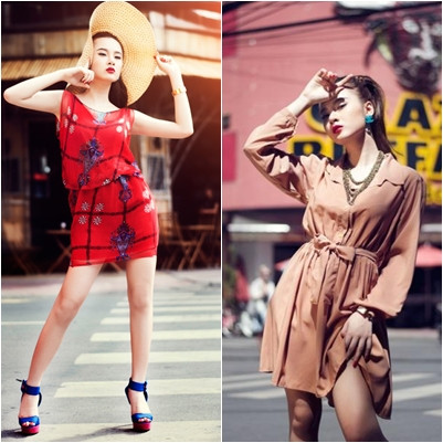 Xuất hiện trong các bộ ảnh thời trang, vẻ mặt lạnh lùng không hợp tuổi của Angela Phương Trinh chẳng những không đem lại hiệu quả... Xuất hiện trong các bộ ảnh thời trang, vẻ mặt lạnh lùng không hợp tuổi của Angela Phương Trinh chẳng những không đem lại hiệu quả...