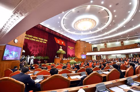 Hội nghị Trung ương 6 khóa XII (Ảnh: Vietnamnet)