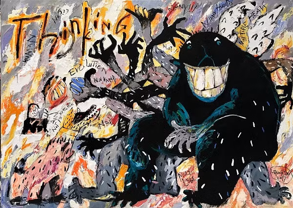 Tác phẩm "Sự tiến hóa của loài người".