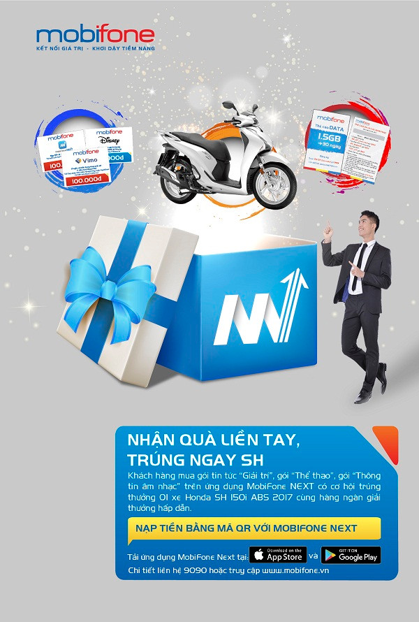 Từ 3/10 - 30/12/2017, ngoài chương trình quay thưởng miễn phí sau mỗi lần nạp tiền, khách hàng còn có thể tham gia chương trình “Nhận quà liền tay”. Từ 3/10 - 30/12/2017, ngoài chương trình quay thưởng miễn phí sau mỗi lần nạp tiền, khách hàng còn có thể tham gia chương trình “Nhận quà liền tay”.