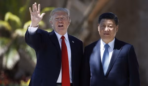 Tổng thống Mỹ Donald Trump và Chủ tịch Trung Quốc Tập Cận Bình (Ảnh: Tân Hoa Xã)