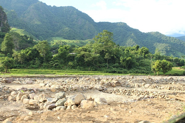 Toàn bộ bãi đá này trước đây là những thửa ruộng bậc thang tươi tốt Toàn bộ bãi đá này trước đây là những thửa ruộng bậc thang tươi tốt