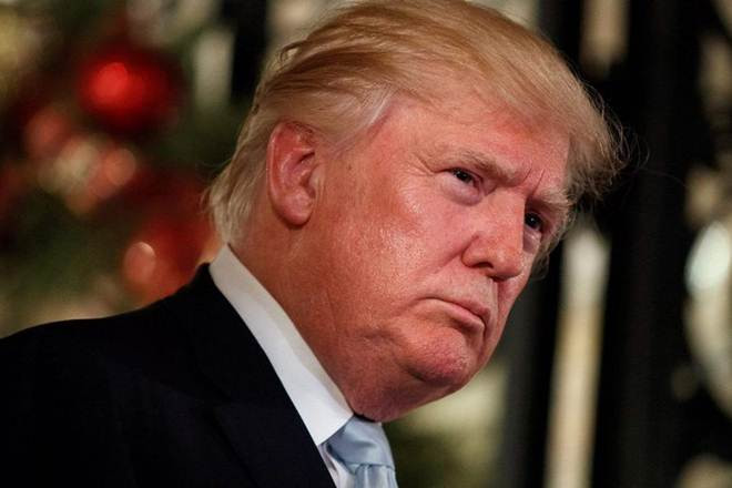 Tổng thống Mỹ Donald Trump, ảnh: AP.