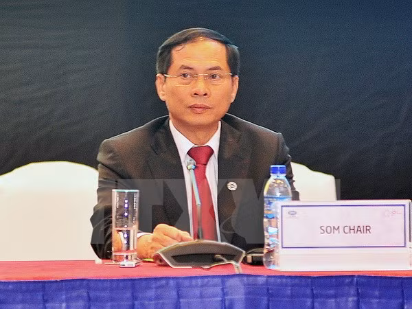 Thứ trưởng Bùi Thanh Sơn. (Ảnh: Phương Hoa/TTXVN) Thứ trưởng Bùi Thanh Sơn. (Ảnh: Phương Hoa/TTXVN)