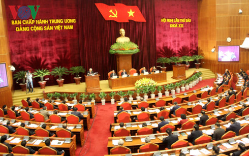 Khai mạc Hội nghị Trung ương 6. (Ảnh: Vov.vn) Khai mạc Hội nghị Trung ương 6. (Ảnh: Vov.vn)