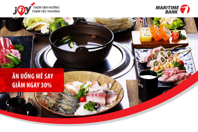 Khách hàng dùng thẻ Maritime Bank MasterCard có thêm nhiều ưu đãi với chương trình JOY/JOY+ Khách hàng dùng thẻ Maritime Bank MasterCard có thêm nhiều ưu đãi với chương trình JOY/JOY+