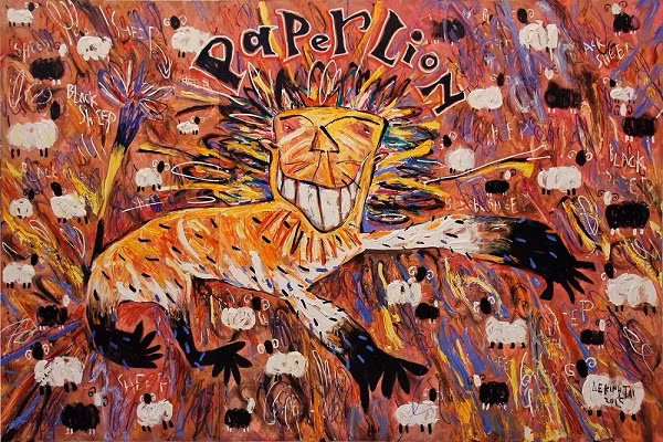 Tác phẩm "Sư tử giấy".