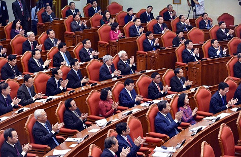 Các đại biểu dự Hội nghị Trung ương 6. Ảnh: VGP/Nhật Bắc Các đại biểu dự Hội nghị Trung ương 6. Ảnh: VGP/Nhật Bắc