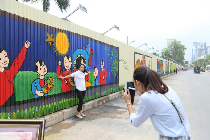 Con đường 3D Gold mark City. Con đường 3D Gold mark City.