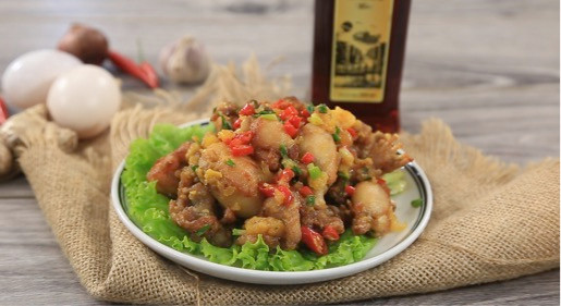 Món Ếch chiên trứng muối - nguồn Feedy.vn Món Ếch chiên trứng muối - nguồn Feedy.vn