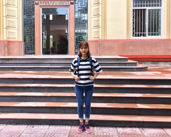 Nga mơ ước trở thành bác sĩ để có thể chữa bệnh cứu người. (Ảnh: Hồ Thu)