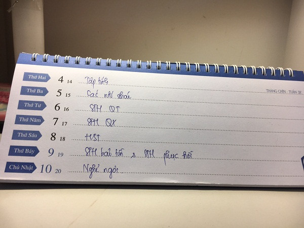 Kế hoạch học tâp của Thảo được em lên rất cụ thể. Kế hoạch học tâp của Thảo được em lên rất cụ thể.