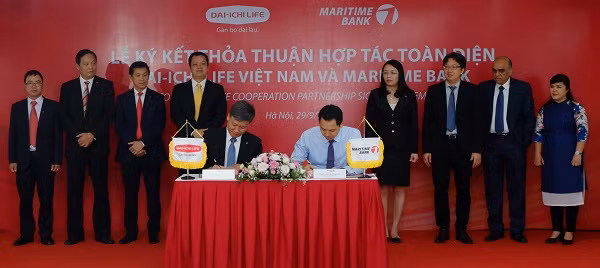 Maritime Bank và Dai-ichi Life Việt Nam ký kết thỏa thuận hợp tác toàn diện.
