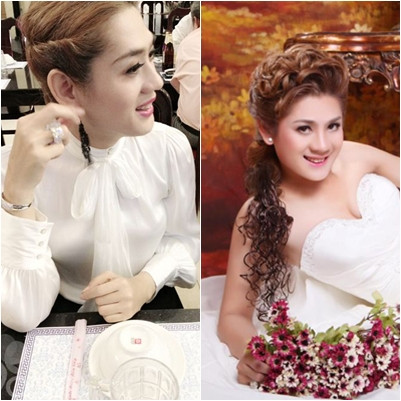 Lâm Chí Khanh thích những kiểu tóc quá cầu kỳ và có phần hơi sến, không phù hợp với gương mặt thon gọn sẵn có của cô. Lâm Chí Khanh thích những kiểu tóc quá cầu kỳ và có phần hơi sến, không phù hợp với gương mặt thon gọn sẵn có của cô.