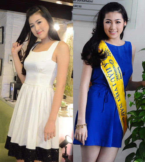 Váy kiểu dáng trẻ trung. Không cần đến màu đen, Tú Anh vẫn thon gọn trong những thiết kế này. Váy kiểu dáng trẻ trung. Không cần đến màu đen, Tú Anh vẫn thon gọn trong những thiết kế này.