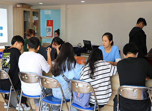 Thí sinh đăng ký xét tuyển vào Trường Đại học Gia Định năm 2019 (ảnh: GDU)