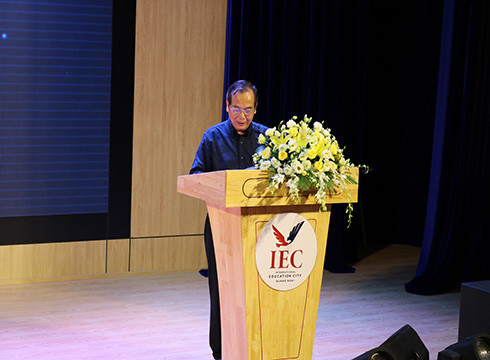 Tiến sĩ Đỗ Mạnh Cường - Phó Tổng Giám đốc Tập đoàn NHG phát biểu (ảnh: NHG) Tiến sĩ Đỗ Mạnh Cường - Phó Tổng Giám đốc Tập đoàn NHG phát biểu (ảnh: NHG)