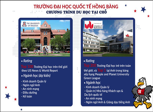 Các chương trình Du học tại chỗ của HIU (ảnh: HIU)