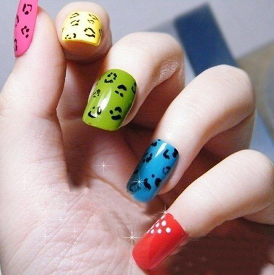 Họa tiết chấm phá lạ mắt