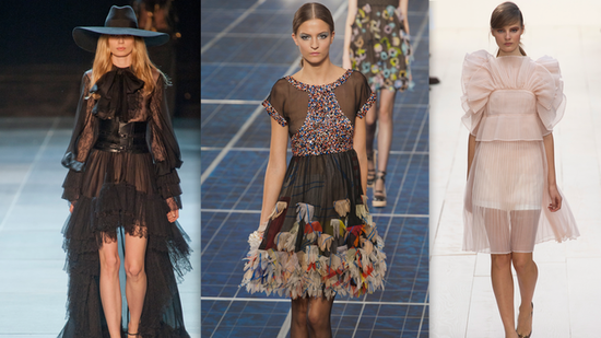 Các thiết kế diềm xếp của Chole