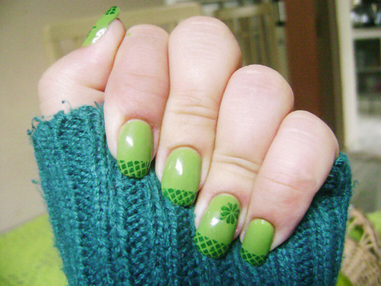 Hay sắc xanh của cỏ cây