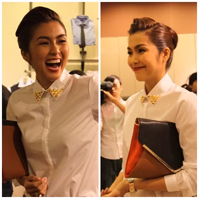 Khi này, nụ cười của cô vẫn rạng rỡ, gu thời trang vẫn sành điệu và tinh tế