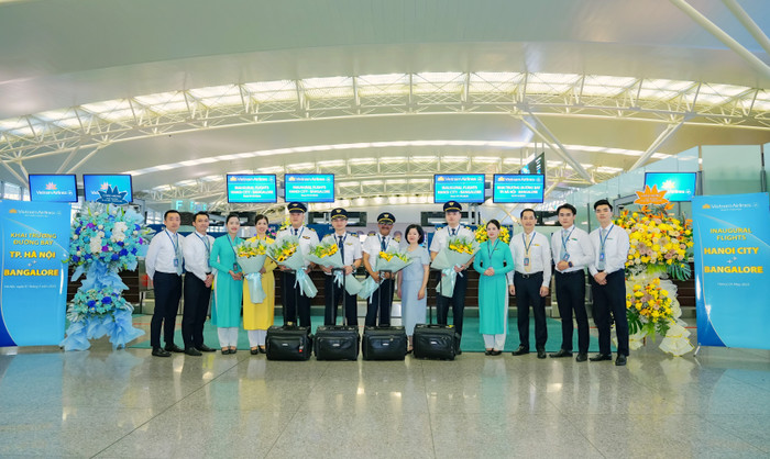 Ảnh 2_ Vietnam Airlines chính thức khai trương đường bay thẳng kết nối Hà Nội với Bengaluru, trung tâm công nghệ hàng đầu của Ấn Độ.jpg
