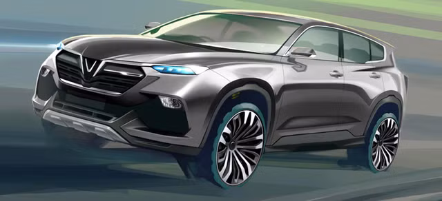 Một mẫu xe của VINFAST được giới thiệu và lấy ý kiến tham khảo từ người tiêu dùng. Ảnh: Vinfast.