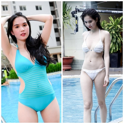 Vậy mà trong bộ ảnh quảng cáo gần đây nhất, Ngọc Trinh lộ ra những quyết điểm trên cơ thể bắt đầu 'kém chuẩn' của mình. Vậy mà trong bộ ảnh quảng cáo gần đây nhất, Ngọc Trinh lộ ra những quyết điểm trên cơ thể bắt đầu 'kém chuẩn' của mình.
