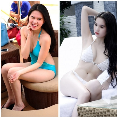 1. Vòng eo biến mất Cơ thể thon gọn, săn chắc và số đo 3 vòng mỹ mãn chính là một trong những điều cô nàng Ngọc Trinh rất tự hào về mình. Cũng nhờ đó mà cô nàng được mệnh danh là 'nữ hoàng nội y' của giới showbiz Việt. Thậm chí có ý kiến cho rằng chưa ai có thể soán ngôi được của cô nàng. 1. Vòng eo biến mất Cơ thể thon gọn, săn chắc và số đo 3 vòng mỹ mãn chính là một trong những điều cô nàng Ngọc Trinh rất tự hào về mình. Cũng nhờ đó mà cô nàng được mệnh danh là 'nữ hoàng nội y' của giới showbiz Việt. Thậm chí có ý kiến cho rằng chưa ai có thể soán ngôi được của cô nàng.