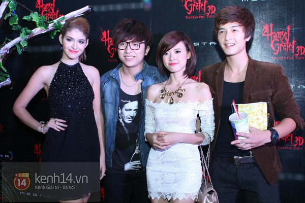 4 diễn viên trong "HIT: Hoàng tử & Lọ Lem" tranh thủ quay xong cùng đi xem phim