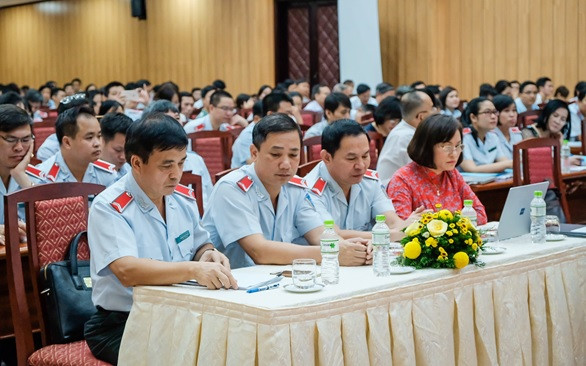 Các đại biểu tham gia hội nghị tập huấn. Các đại biểu tham gia hội nghị tập huấn.