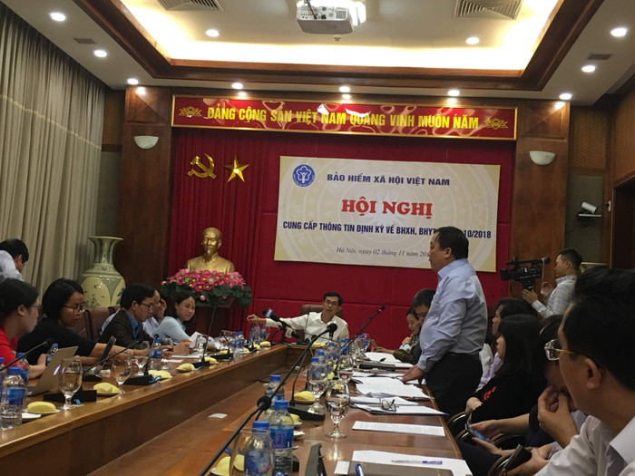Toàn cảnh hội nghị cung cấp thông tin báo chí tháng 10/2018. ảnh: VP. Toàn cảnh hội nghị cung cấp thông tin báo chí tháng 10/2018. ảnh: VP.