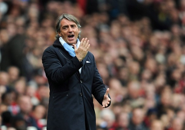 Roberto Mancini sử dụng đòn "tâm lý chiến" với M.U Roberto Mancini sử dụng đòn "tâm lý chiến" với M.U