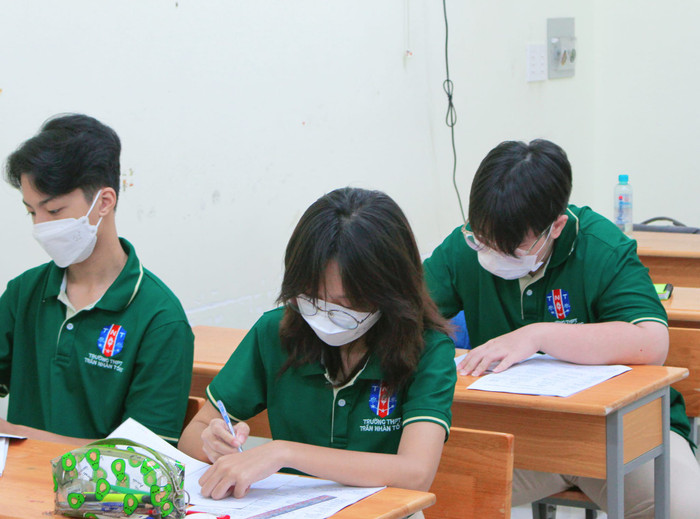 Học sinh Trường trung học phổ thông Trần Nhân Tông (ảnh: NTCC) Học sinh Trường trung học phổ thông Trần Nhân Tông (ảnh: NTCC)