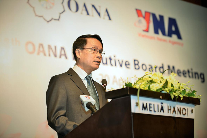 Tổng Giám đốc Thông tấn xã Việt Nam Nguyễn Đức Lợi: Đổi mới và sáng tạo là điều mang tính sống còn đối với báo chí hiện đại. Ảnh VGP/Nhật Bắc Tổng Giám đốc Thông tấn xã Việt Nam Nguyễn Đức Lợi: Đổi mới và sáng tạo là điều mang tính sống còn đối với báo chí hiện đại. Ảnh VGP/Nhật Bắc