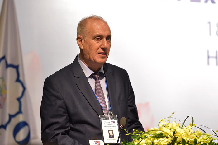 Chủ tịch OANA Aslan Aslanov: Thông tấn xã Việt Nam một lần nữa đã khẳng định được vị trí, vai trò là một hãng truyền thông hàng đầu khu vực. Ảnh VGP/Nhật Bắc Chủ tịch OANA Aslan Aslanov: Thông tấn xã Việt Nam một lần nữa đã khẳng định được vị trí, vai trò là một hãng truyền thông hàng đầu khu vực. Ảnh VGP/Nhật Bắc