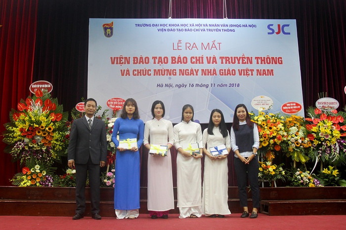 Viện Đào tạo Báo chí và Truyền thông thuộc Trường Đại học Khoa học Xã hội và Nhân văn (Đại học Quốc gia Hà Nội). Ảnh: Ussh.vnu.edu.vn
