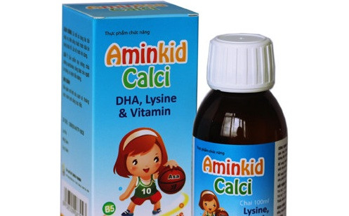 Cẩn trọng với thông tin quảng cáo thực phẩm bảo vệ sức khỏe Aminkid Calci Cẩn trọng với thông tin quảng cáo thực phẩm bảo vệ sức khỏe Aminkid Calci