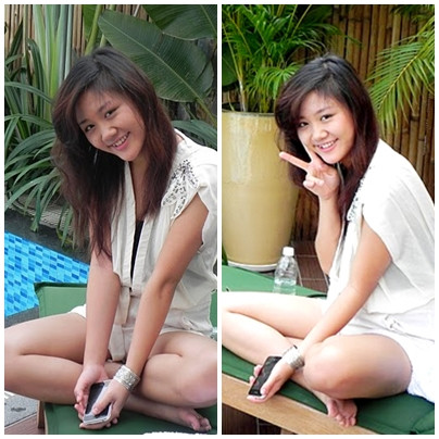 Trông cô đích thị là một cô nàng xì tin 9X Trông cô đích thị là một cô nàng xì tin 9X