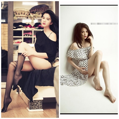 Nhưng đôi khi, cô cũng khiến nhiều người "nhức mắt" bởi cách tạo dáng rất "hớ hênh" thế này. Nhưng đôi khi, cô cũng khiến nhiều người "nhức mắt" bởi cách tạo dáng rất "hớ hênh" thế này.