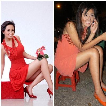 Hoa hậu Mai Phương Thúy và những tư thế ngồi "kém duyên". Hoa hậu Mai Phương Thúy và những tư thế ngồi "kém duyên".