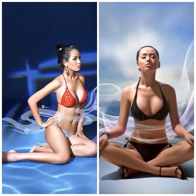 .. và thiếu tế nhị trong những bộ bikini nhỏ nhắn thế này.