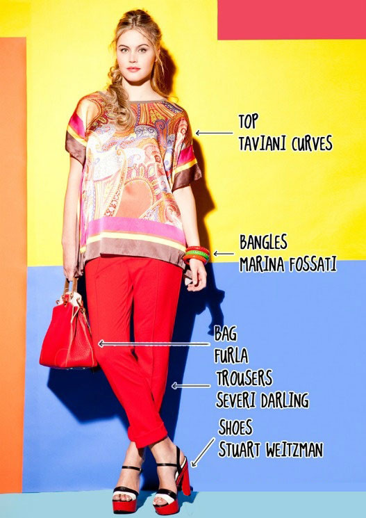 Quần ống côn, áo thụng, dép cao gót - công thức hoàn hảo cho nàng mập mạp