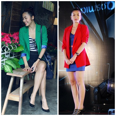 Những chiếc áo blazer không thể thiếu khi bạn muốn dạo phố vào những ngày thu se lạnh, mặc chúng ngoài váy liền thân, hoặc cả váy rời, bạn sẽ thật xinh xắn, mà vẫn đủ ấm áp. Những chiếc áo blazer không thể thiếu khi bạn muốn dạo phố vào những ngày thu se lạnh, mặc chúng ngoài váy liền thân, hoặc cả váy rời, bạn sẽ thật xinh xắn, mà vẫn đủ ấm áp.