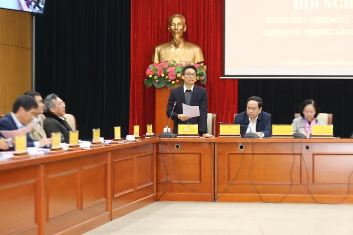 Phó Thủ tướng Vũ Đức Đam phát biểu tại hội nghị. Ảnh: VGP/Đình Nam Phó Thủ tướng Vũ Đức Đam phát biểu tại hội nghị. Ảnh: VGP/Đình Nam