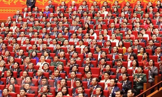 Các đại biểu dự phiên khai mạc Đại hội. (Ảnh: TTXVN)
