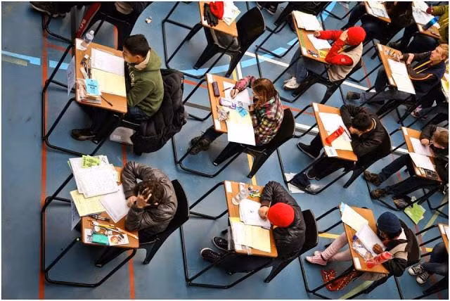 Một buổi thi Olympic Toán quốc tế. (Ảnh: Vnmath.com)